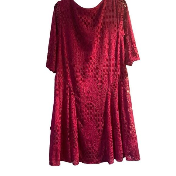 Pre Owned Women’s Rabbit Rabbit Rabbit Lacey Dress Sz 15W Classic Casual Style - Picture 4 of 11